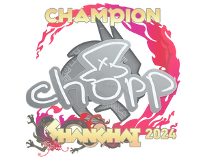 Sticker | chopper (Champion) | Shanghai 2024