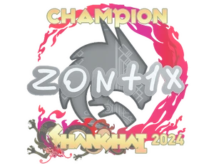 Sticker | zont1x (Champion) | Shanghai 2024