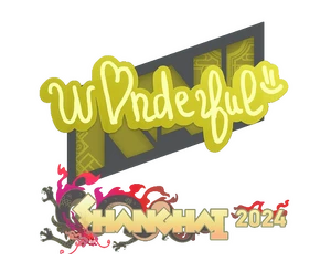 Sticker | w0nderful | Shanghai 2024