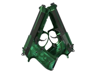 Dual Berettas | Polished Malachite